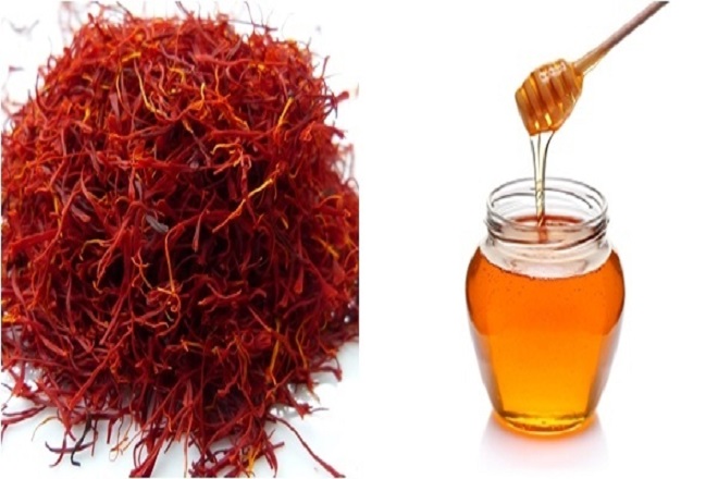 Cách dùng saffron Iran với mật ong 